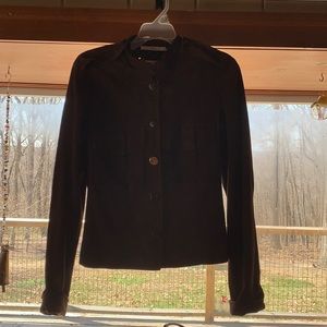 Yves Saint Laurent suede jacket
